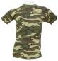 Preview: Herren US T-Shirt Woodland BW Baumwolle Basic Shirt Rundhals S-3XL