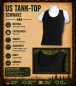 Preview: US Tank Top Schwarz 100% Baumwolle Herren Muskelshirt Army XS-3XL