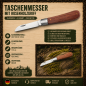 Preview: Taschenmesser Rosenholz Klappmesser Holzgriff Edelstahl Outdoor Messer