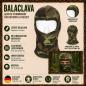 Preview: Balaclava Sturmhaube 1-Loch Tarn Camo 100% Baumwolle BW Outdoor Jagd Airsoft