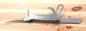 Preview: Seglermesser mit Marlspieker Edelstahl Taschenmesser Boots Messer 16cm