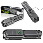 Preview: LED Taschenlampe 300lm USB Akku Taktisch Klein Handlich Wasserdicht EDC Survival