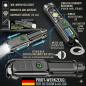 Preview: LED Taschenlampe 300lm USB Akku Taktisch Klein Handlich Wasserdicht EDC Survival
