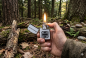 Preview: Sturmfeuerzeug Benzinfeuerzeug Survival Outdoor Camping Metall Chrom Deutschland