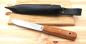 Preview: Bundeswehr Matrosenmesser Holz Griff Glattschliff Messer Lederscheide Outdoor