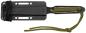 Preview: Neck Knife Messer EDC Outdoor geschwärzte Klinge 3Cr13 Kunststoffscheide 20cm