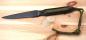 Preview: Neck Knife Messer EDC Outdoor geschwärzte Klinge 3Cr13 Kunststoffscheide 20cm