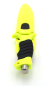 Preview: Fox Outdoor Tauchermesser Profi Beinholster Rettungsmesser Neongelb Glasbrecher