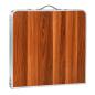 Preview: Campingtisch faltbar ALU 120 cm Set mit 4 Hocker Klapp- Gartentisch Koffertisch