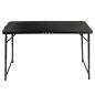 Preview: Campingtisch faltbar ALU 120 cm Set mit 4 Hocker Klapp- Gartentisch Koffertisch