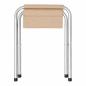 Preview: Campingtisch faltbar ALU 120 cm Set mit 4 Hocker Klapp- Gartentisch Koffertisch