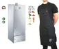 Preview: Peetz Kalträucherschrank verzinkt Räucherofen Räucherschrank 140x50x50cm Profi