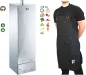 Preview: Peetz Kalträucherschrank verzinkt Räucherofen Räucherschrank 170x50x50cm Profi