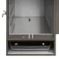 Preview: Peetz isolierter Räucherofen Edelstahl Räucherschrank 100x39x28cm Fleisch Fisch 