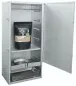 Preview: Peetz isolierter Räucherofen Edelstahl Räucherschrank 120x39x28cm Fleisch Fisch 