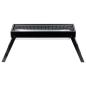 Preview: Holzkohlegrill Klappgrill Campinggrill BBQ Grill tragbar faltbar 77cm Reisegrill