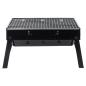 Preview: Holzkohlegrill Grill Klappgrill Koffergrill Campinggrill Tragbar BBQ 40cm Angeln