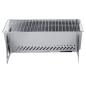 Preview: Edelstahl Holzkohlegrill Camping Klappgrill Faltgrill Mini Grill 28x18x12cm