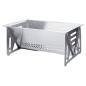 Preview: Edelstahl Holzkohlegrill Camping Klappgrill Faltgrill Mini Grill 40x24x17cm