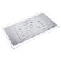 Preview: Edelstahl Holzkohlegrill Camping Klappgrill Faltgrill Mini Grill 40x24x17cm