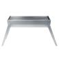 Preview: Edelstahl Grill Holzkohle Klappgrill Campinggrill Schaschlik Handschuhe 54x20cm