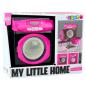 Preview: Lean Haushaltsgeräte Set Waschmaschine Lichter Rosa-Schwarz  Spielset Küche