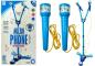 Preview: Lean Mikrofon Karaoke Set Blau Stativ für Partys Kinder Spielzeug Spielset
