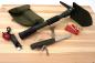 Preview: Bushcraft Survival Set Klappspaten BW Taschenmesser Feuerstarter Outdoor Kit