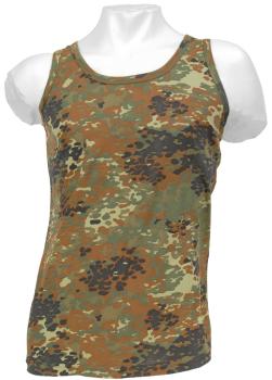 Preview: US Tank Top flecktarn 100% Baumwolle Herren Muskelshirt Army XS-3XL