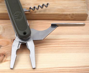 Bundeswehr Taschenmesser Mehrzweckmesser oliv mit Tasche BW Messer Zange
