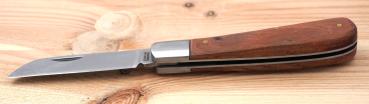 Preview: Taschenmesser Rosenholz Klappmesser Holzgriff Edelstahl Outdoor Messer
