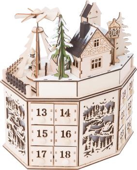 Preview: Small Foot Adventskalender mit Pyramide Kinder Spielzeug