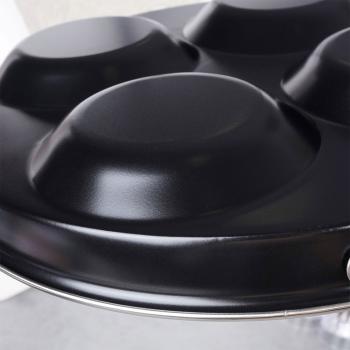 4 Mulden Pfanne Camping Wohnmobil Spiegeleier Pfannkuchen Bratpfanne Burger