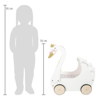 Small Foot Puppenwagen Schwan Kinder Spielzeug
