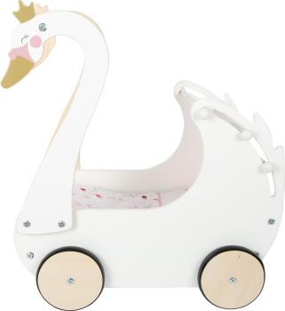Preview: Small Foot Puppenwagen Schwan Kinder Spielzeug