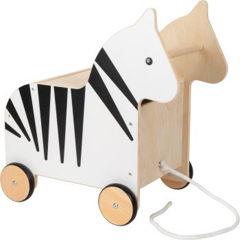 Small Foot Spielzeugkiste mit Rollen Zebra "Wildlife" Kinder Spielzeug