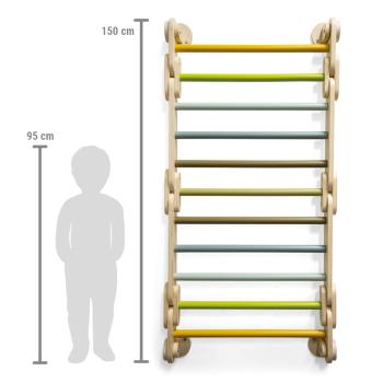 Small Foot Kletterdreieck-Sprossenwand 2in1 "Adventure" Kinder Spielzeug