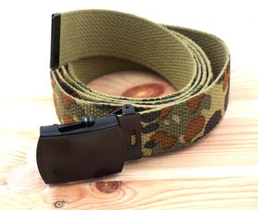 US Hosengürtel Flecktarn 130cm Baumwolle Militärgürtel Army Gürtel Survival