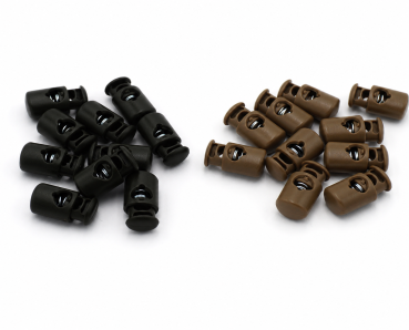 Kordelstopper Robust 10er Pack Schnurstopper Militär BW Outdoor Kordel Zugstop