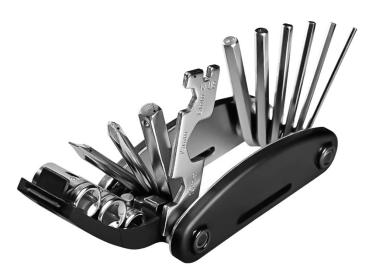 Preview: Fahrrad Werkzeug 16in1 Multitool Inbusschlüssel Werkzeugset Reparatur Unterwegs