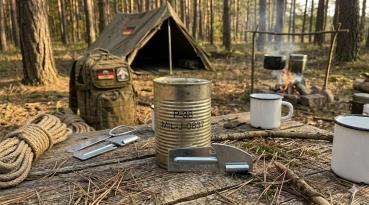 Preview: US Dosenöffner P 38 Militär Armee Camping Outdoor Survival Metall Mini Tool P38