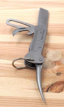 Preview: Seglermesser mit Marlspieker Edelstahl Taschenmesser Boots Messer 16cm