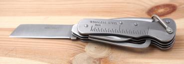 Seglermesser mit Marlspieker Edelstahl Taschenmesser Boots Messer 16cm