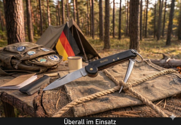 Preview: Bundeswehr Marina Bordmesser Marlspieker BW Seglermesser Jagd Messer Angeln