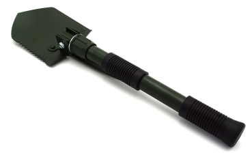 Preview: Klappspaten Bundeswehr Feldspaten BW Spaten Camping Outdoor Hacke Säge Tasche