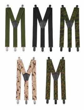 Preview: Hosenträger Y-Form mit Clips elastisch verstellbar Militär Outdoor Bundeswehr