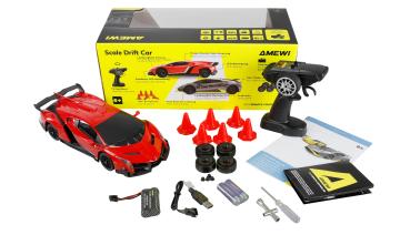 Preview: Amewi Lamborghini Veneno Drift Car 1:18 RTR rot RC Spielzeug RC Auto