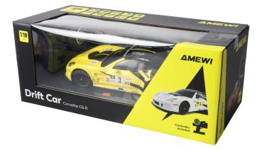 Amewi Corvette C6.R Drift Car 1:18 RTR gelb RC Spielzeug RC Auto