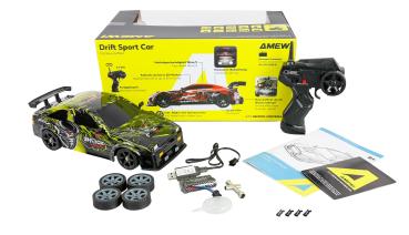 Preview: Amewi Drift Sport Car S12 4WD 1:16 RTR gelb RC Spielzeug RC Auto