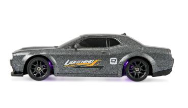 Preview: Amewi Drift Sport Muscle Car mit Gyro 4WD 1:43 RTR grau RC Fahrzeuge